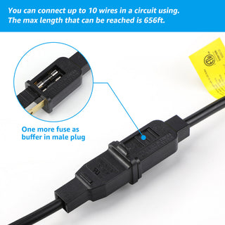 2-Pack 96ft LED Outdoor String Lights With 30+2 Shatterproof Vintage Edison Bulb