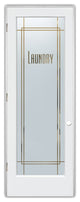 Laundry Door - Ultra Laundry - Primed - 36" x 96" - Knob on Right - Pull Open
