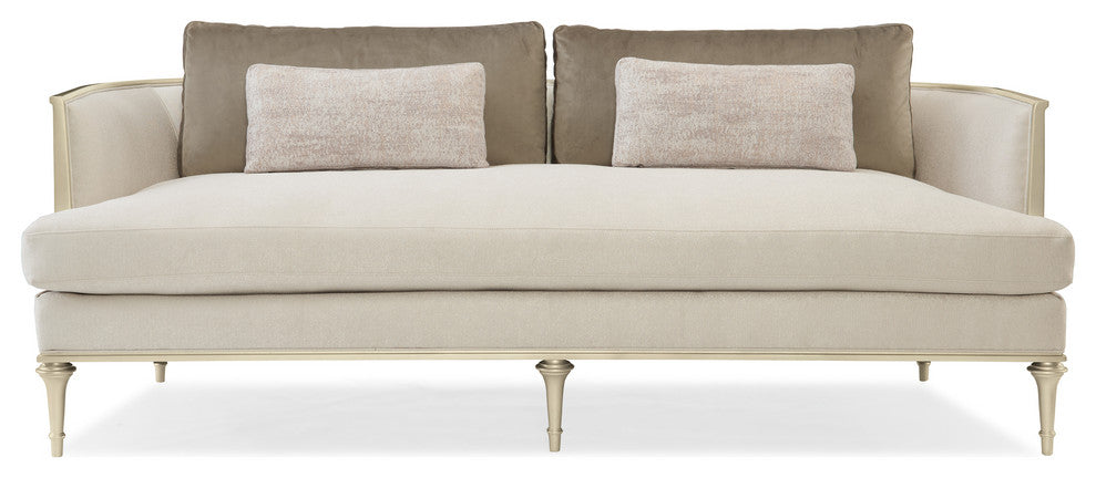 Quit Your Metal-Ingsofa With Metal Wraparound Metal Detail