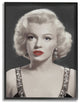Stupell Industries Marilyn Portrait Black And White Vintage Movie Star, 11 x 14
