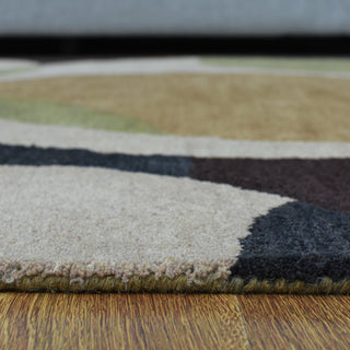 HAND TUFTED WOOL ECO-FRIENDLY AREA RUGS - Rectangle,Multicolor,Geometric
