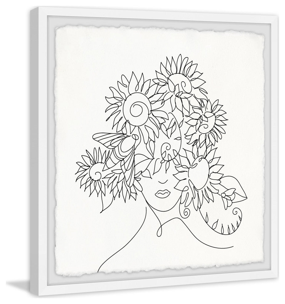 "Motivated" Framed Painting Print, 12x12