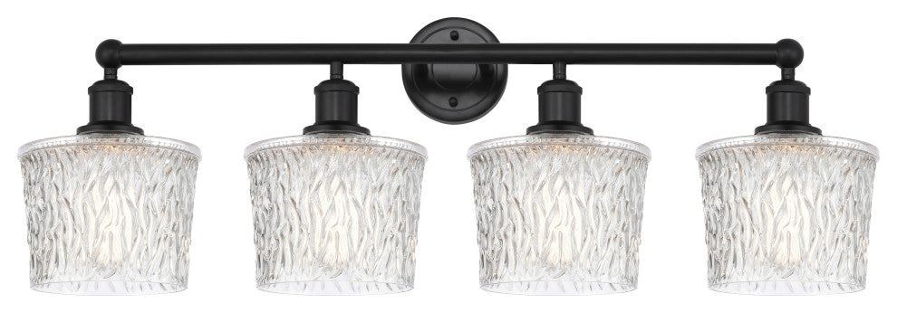 Innovations 616-4W-BK-G402 4 Light 33.5" Bath Vanity Light, Matte Black