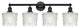 Innovations 616-4W-BK-G402 4 Light 33.5" Bath Vanity Light, Matte Black