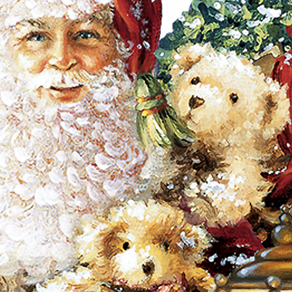 Silent Night Santa Outdoor Decor by Dona Gelsinger
