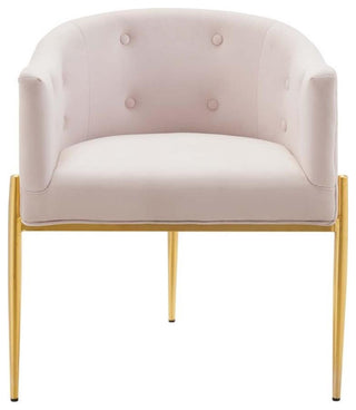 Savour Tufted Performance Velvet Accent Chair-Pink