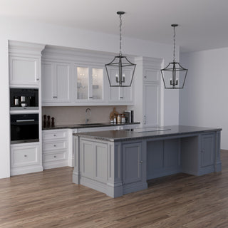 Hunter 15" Laurel Ridge Natural Iron 4-Light Pendant Ceiling Light