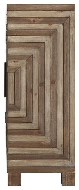 Uttermost Layton Geometric Console Cabinet