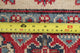 Kazak Oriental Pakistani Traditional Hand Made Area Rug, Beige, 3'3"x3'4