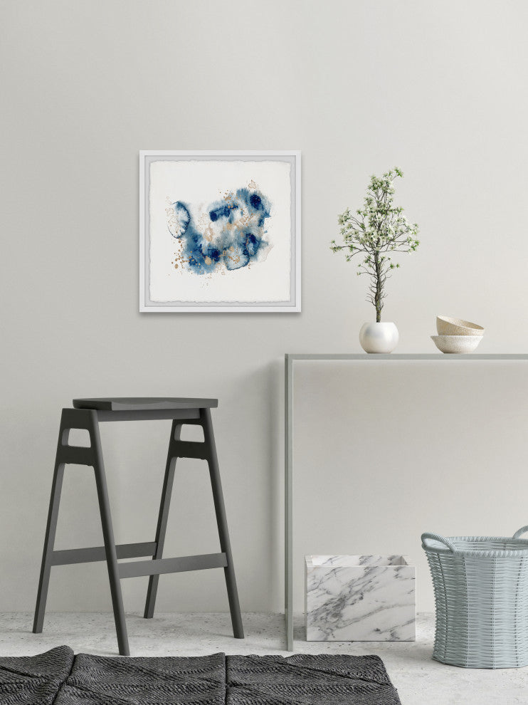 "Dramatic Movement" Framed Painting Print, 32x32