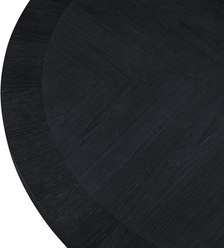 Belinda Beech Wood Dining Table, Black, 59"Wx59"Dx30" H