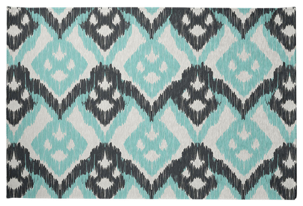 Hipster Spring Chenille Rug, Pepper, 2'x3'