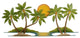 Palms Large CA723