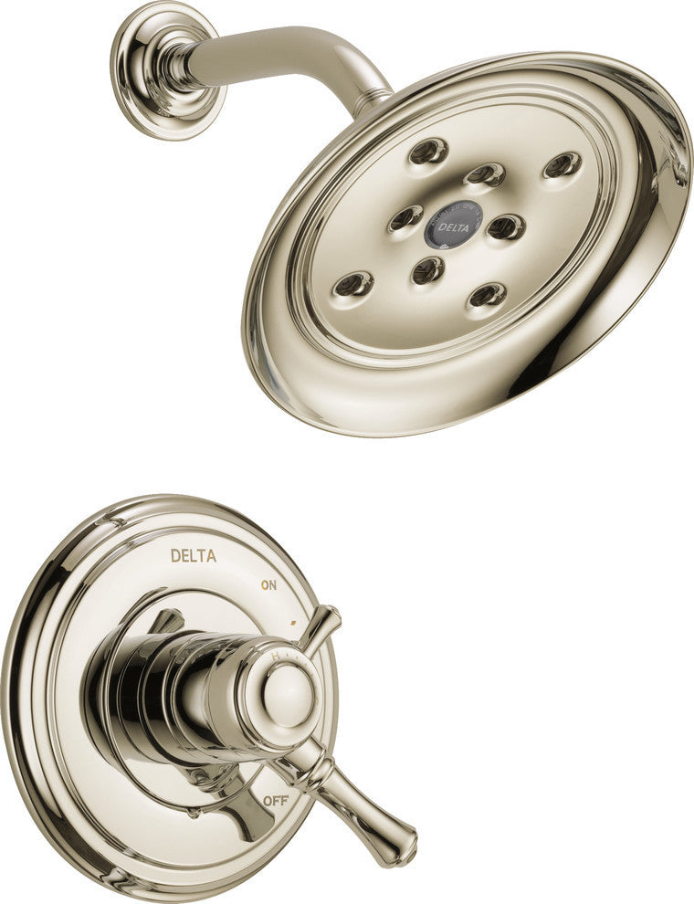 Delta Cassidy Monitor 17 Series H2Okinetic Shower Trim, Polished Nickel