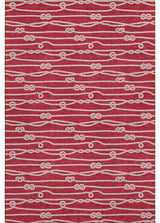 Addison Premium Washable Mayfield AMF152 Red 5' x 7'6" Rug