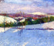 John Leslie Breck Early Snow Wall Decal