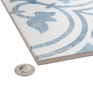 Cassis Arte Blue Porcelain Floor and Wall Tile