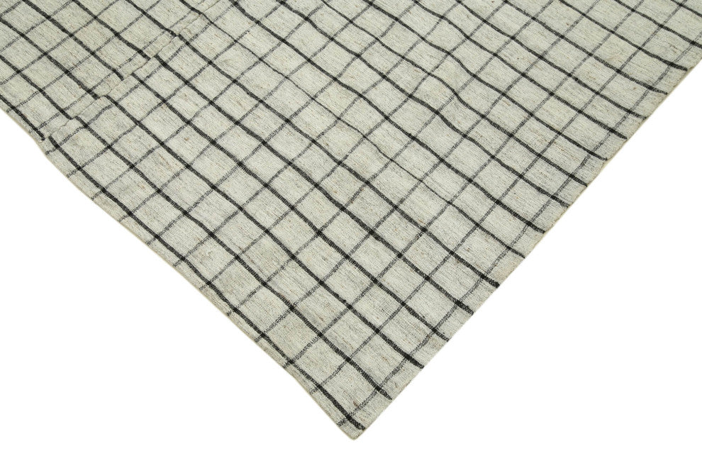 Rug N Carpet - Handmade Oriental 6' 7'' x 10' 3'' Contemporary Wool Kilim Rug