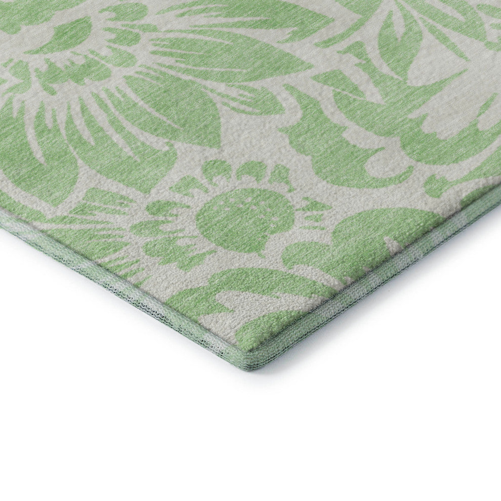 Premium Machine Washable Mayfield AMF551 Mint 5' x 7'6" Rug