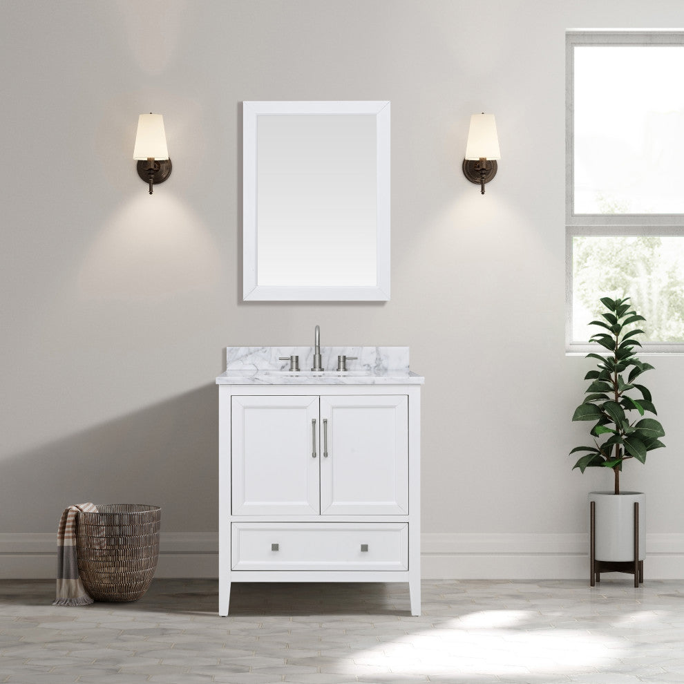 Avanity Everette 30 in. Vanity Only in White