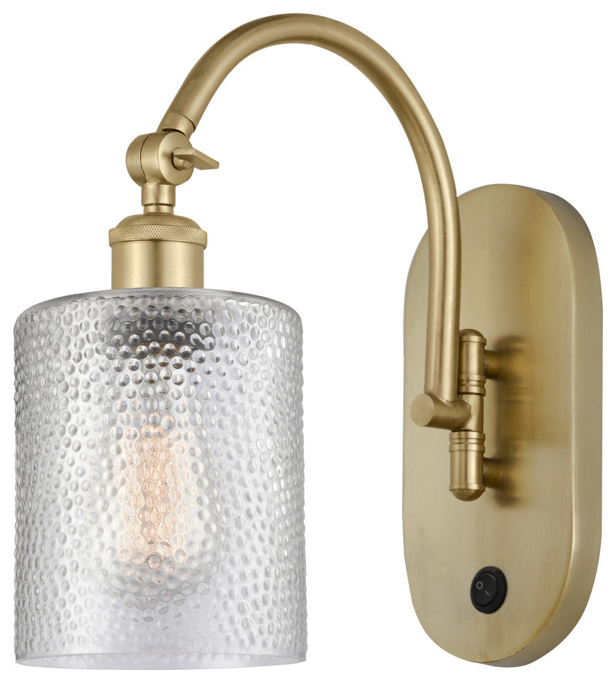 Innovations 518-1W-SG-G112-LED 1 Light 5.3" Sconce, Satin Gold