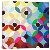 "Mid Century Modern Art- Circular Motion" by 5by5collective, 26x26x1.5"