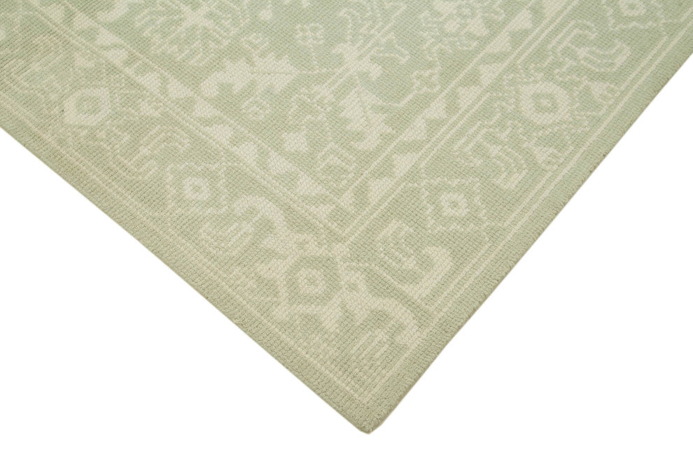Rug N Carpet - Hand-Knotted Oriental 5' 0" x 8' 0" Unique Beige Oushak Rug