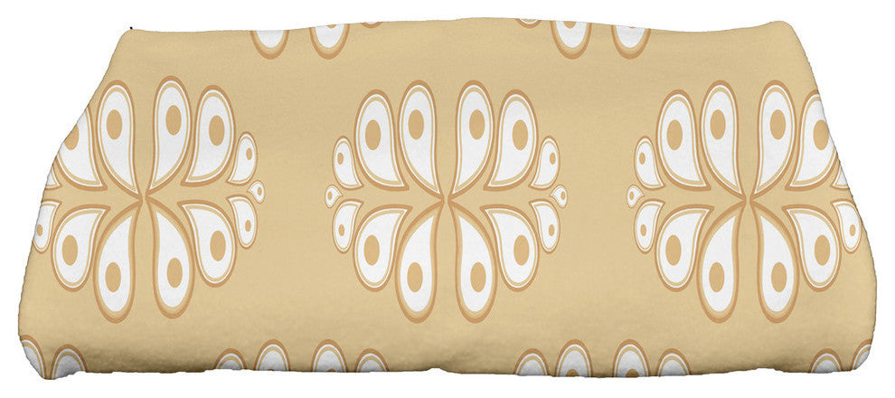 Wacky Paisley, Geometric Print Bath Towel