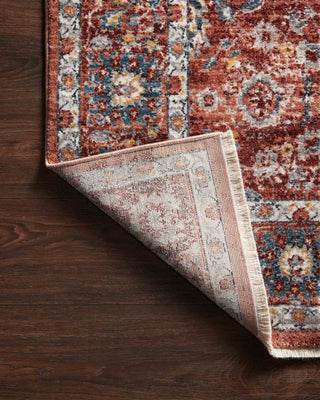Samra SAM-07 Brick/Multi 5'3"x7'9" Area Rug
