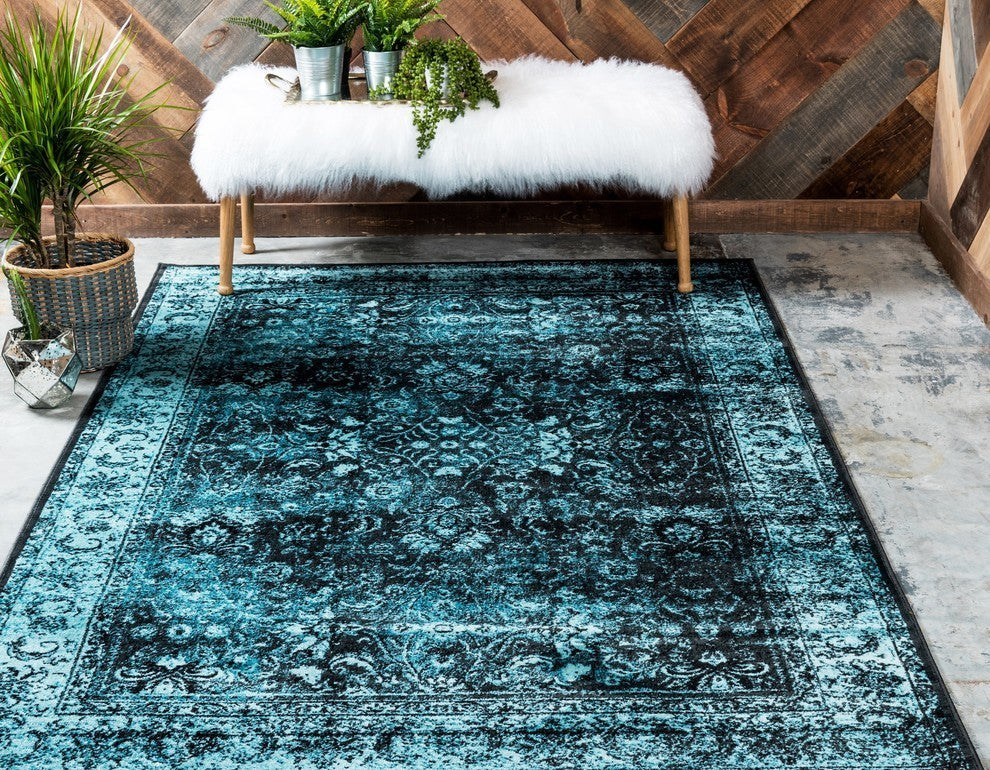 Unique Loom Blue Imperial Bosphorus 2' 0 x 3' 0 Area Rug