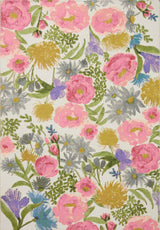 Loloi II Botanical Ivory/Multi 5'3"x7'8" Area Rug