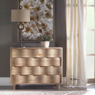 Lifestyle shot showing the chest in a real room environment; full product visible; no overlays.