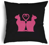 Halloween Cats Accent Pillow With Removable Insert, Tickled Pink, 20"x20"