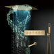 Led Musical Shower System With Hand Shower, Style 1- Remote Control