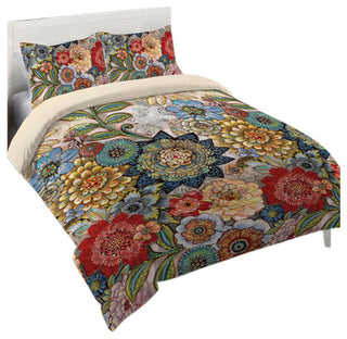 Boho Bouquet Queen Comforter
