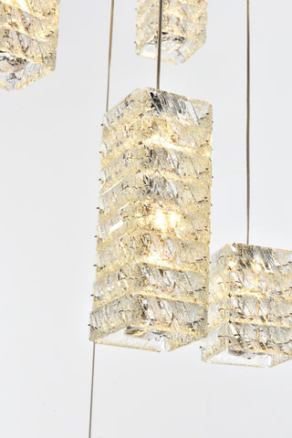 Home Living 32" LED Pendant, Chrome