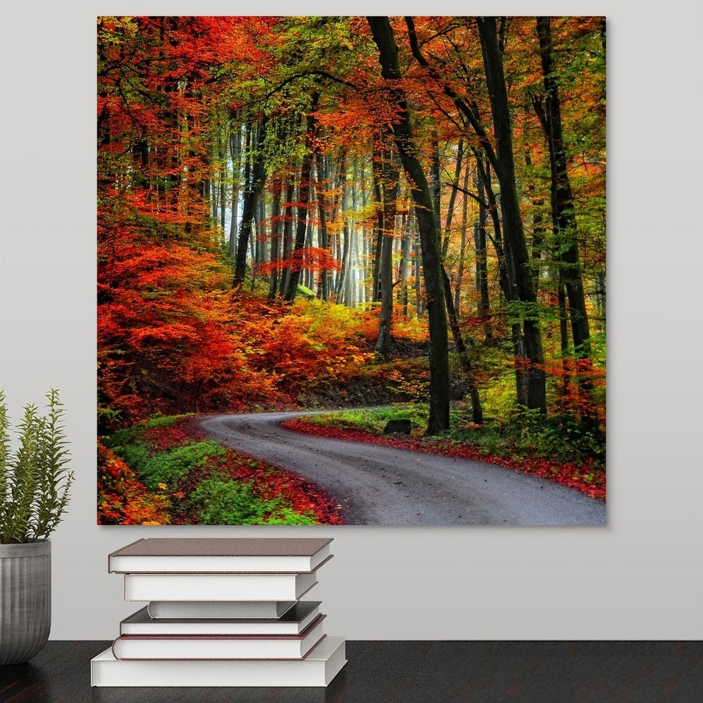 "Colorful Way" Wrapped Canvas Art Print, 16"x16"x1.5"