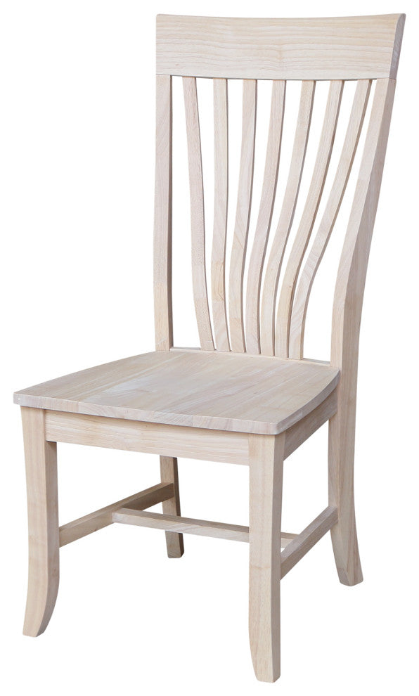 Amanda Chairs, Set of 2, Unfinished