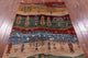 3' 11" X 5' 10" Tribal Persian Gabbeh Handmade Wool Rug - Q12293