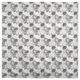 Simple Floral Gray 2 58x58 Tablecloth