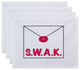 18"x14" Valentine Print Placemat, Pink, Set of 4