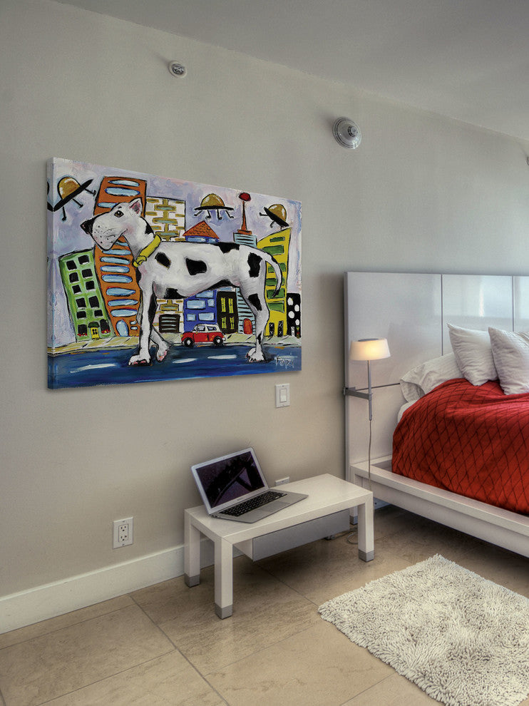 "Urban Abduction" Painting Print on Canvas by Tori Campisi