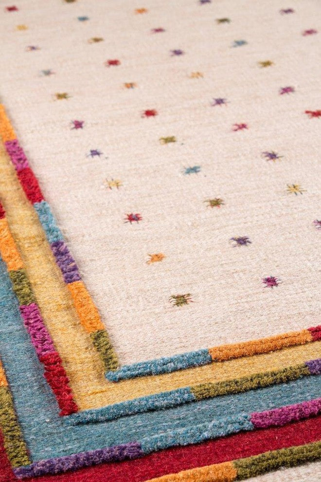 Khema6 Rug, White Multi, 4'6"x6'6"