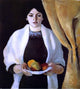 August Macke Portrait With Apples: The Artists Wife Wall Decal Print