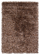 Iris Contemporary Area Rug, Brown, 5'x7'6" Rectangle