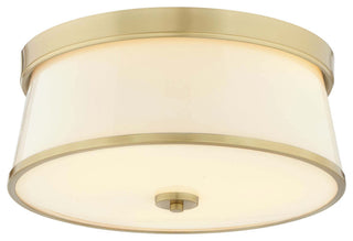 Quorum International 3203-16 Wallinger 3 Light 16"W Flush Mount - Matte Black