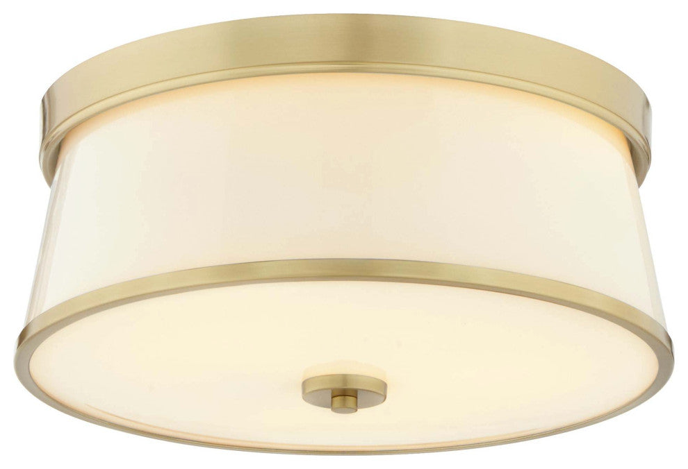 Quorum International 3203-16 Wallinger 3 Light 16"W Flush Mount - Matte Black