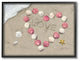 Love Written In Sand, Starfish Sand Dollar and Seashell Heart, Framed, 24"x30"