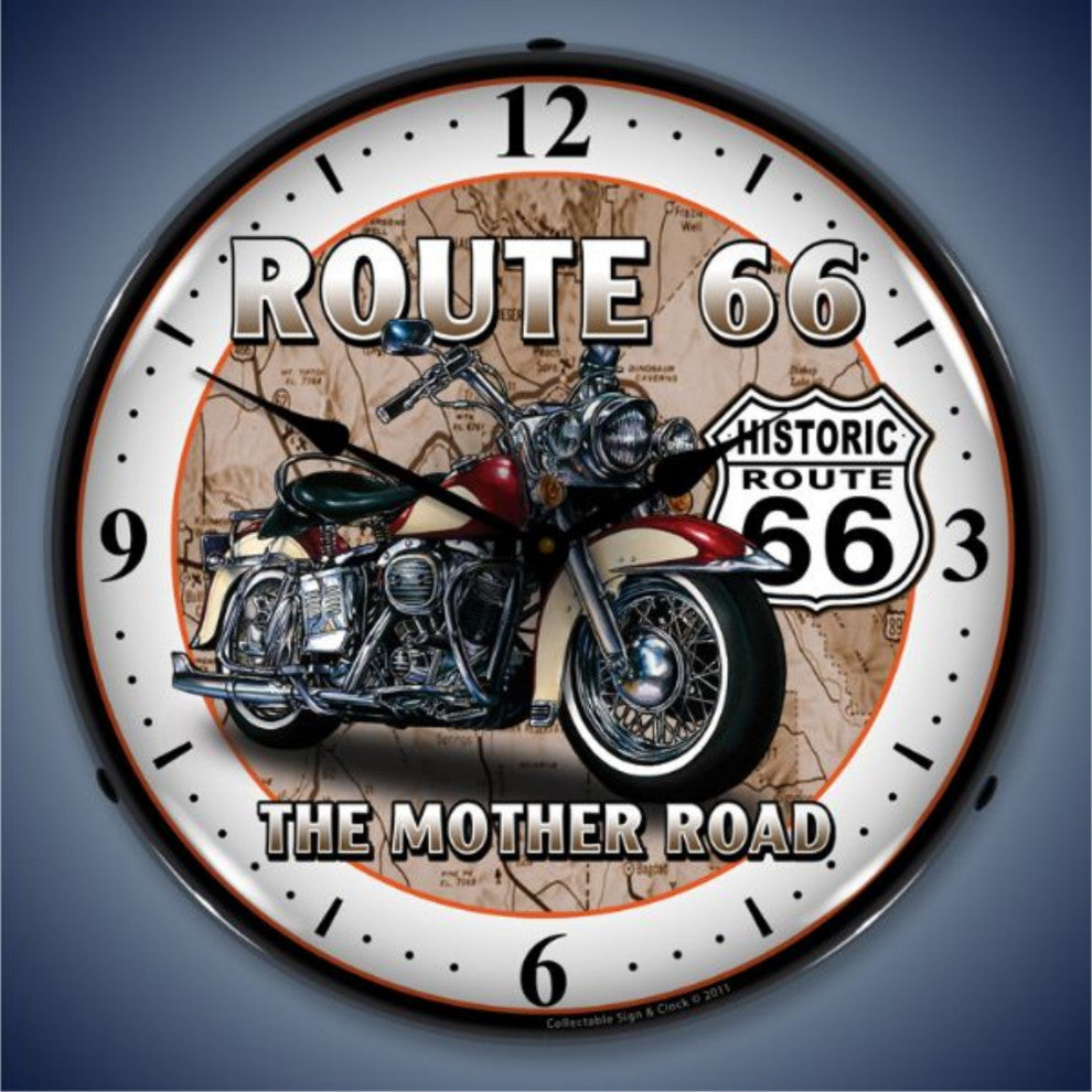 SM1103304 Route 66 Bike Clock