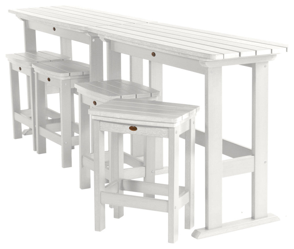 Lehigh 6pc Counter Height Balcony Set, White